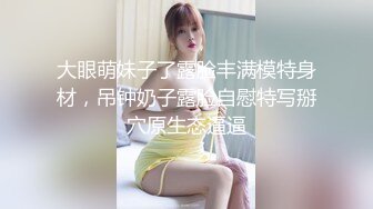 大眼萌妹子了露脸丰满模特身材，吊钟奶子露脸自慰特写掰穴原生态逼逼