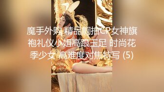 魔手外购 精品厕拍CP女神旗袍礼仪小姐高跟玉足 时尚花季少女 高难度对焦特写 (5)